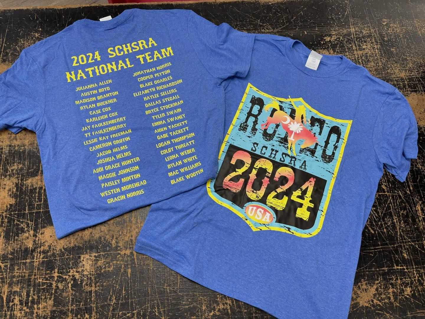 SCHRA National Team Shirts