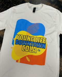 Young life downtown cola shirt